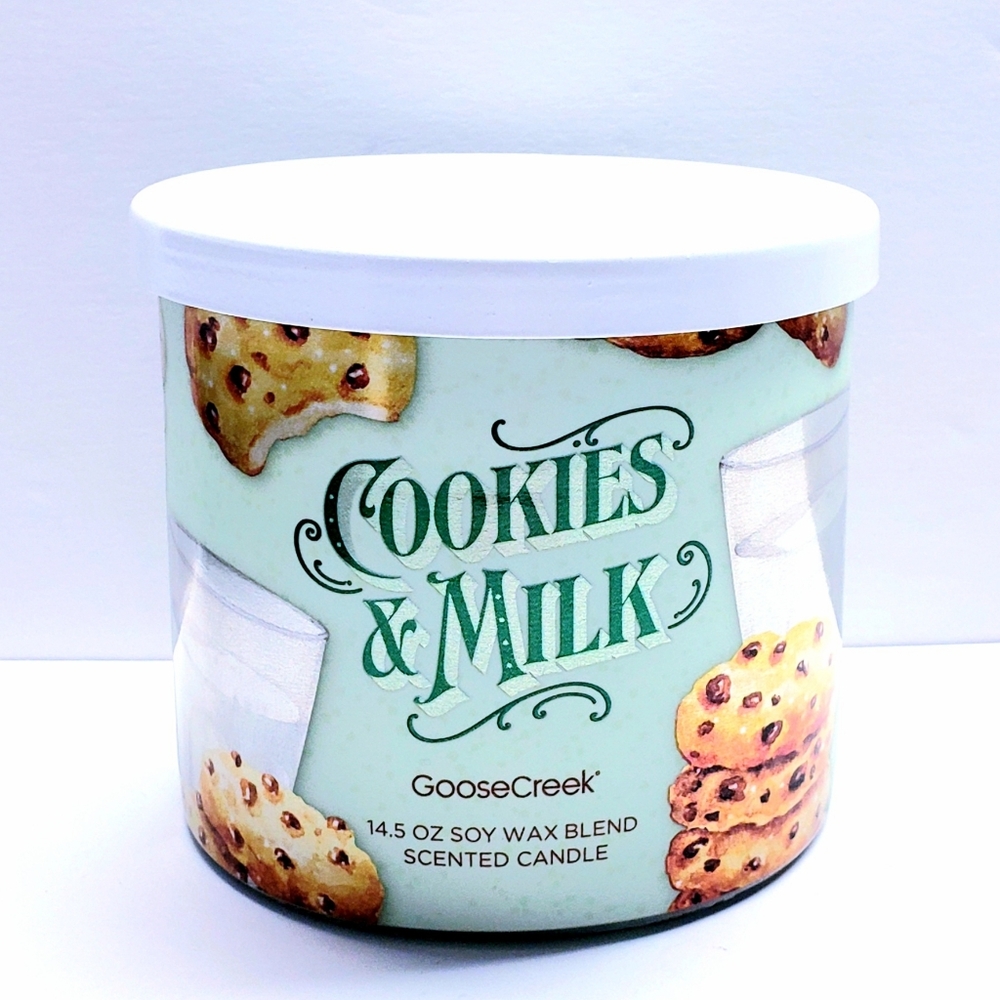 Goose Creek COOKIES & MILK Large 3-Wick Scented Candle, 14.5 oz